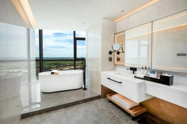 美好工程 | 冠珠瓷砖为老挝万象拉萨翁万达文华酒店注入中国美,品质践行“让世界看见中国美”