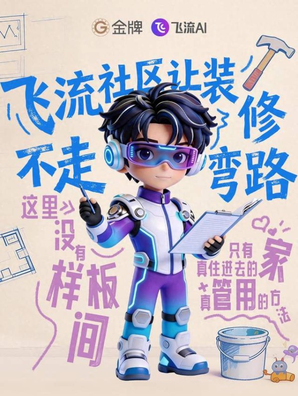 飞流社区 1.0正式开放：从智能设计到有“人味儿”的家装平台